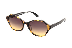 M228/M100 Light & Dark Marble Tortoiseshell FRONT with Black TEMPLES