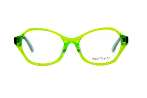 J19 Transparent Lime FRONT with Bright Transparent Green TEMPLES