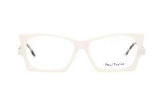 E6H Warm White FRONT with Black White & Crystal Fleck TEMPLES