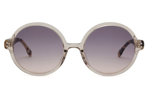 M58 Transparent Light Caramel FRONT with Dark & Light Tortoiseshell TEMPLES