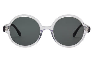 S000/M100 Crystal Clear FRONT with Black TEMPLES