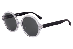 S000/M100 Crystal Clear FRONT with Black TEMPLES