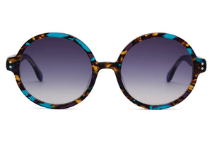 Y9B Blue Tortoiseshell FRONT with Royal Blue TEMPLES