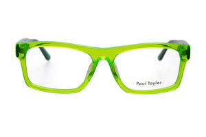 J19 Transparent Lime FRONT with Bright Transparent Green TEMPLES