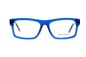 A203 Royal Blue FRONT with Dark Blue & Black Fleck Tortoiseshell TEMPLES