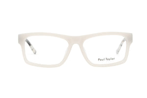 E6H Warm White FRONT with Black White & Crystal Fleck TEMPLES
