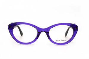 D8 Deep Purple FRONT with Purple Marbled TEMPLES