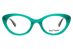 K50 Opaque Jade FRONT with Multi Green patterned TEMPLES