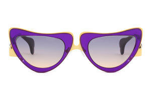 K226 Mustard & Violet