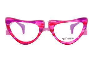 E16 Pink & Purple Swirl FRONT with Pink & Purple Underlay TEMPLES