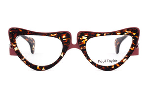 M63 Eighties Glam Tortoiseshell & Maroon Brown