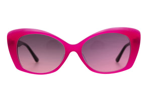 JK8 Delicious Rich Pink FRONT with Marbled Pattered TEMPLES