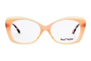A14 Pink Yellow Fade FRONT with Pink Tortoiseshell TEMPLES