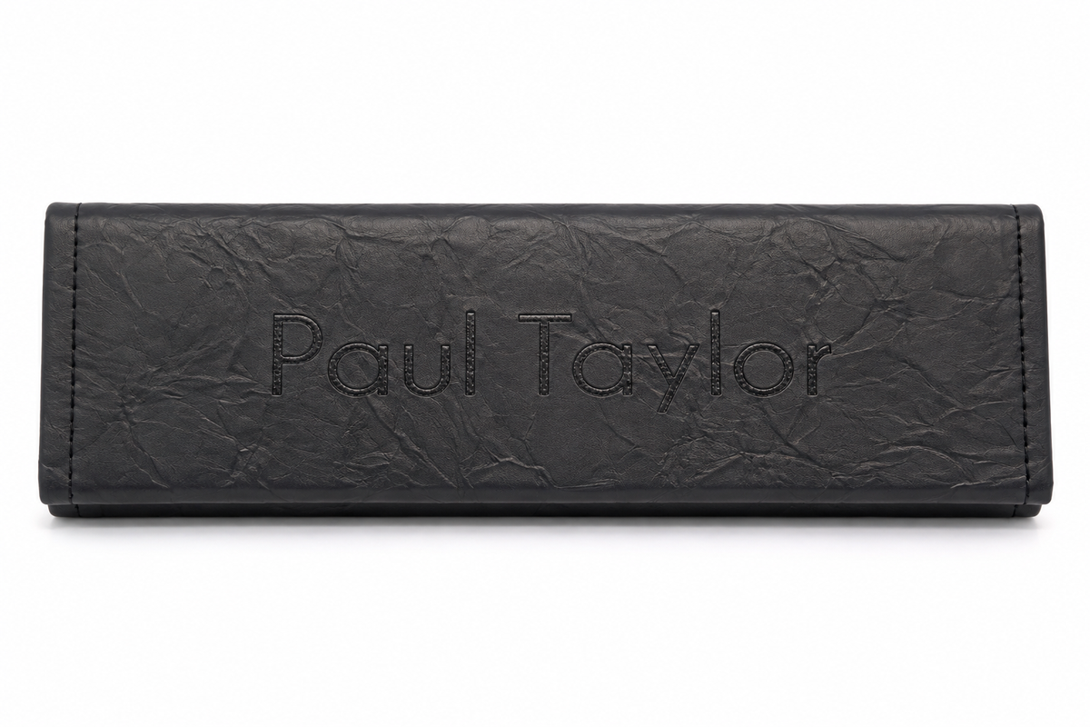 Faux Marbled Leather Spectacle Case and Micro Fibre Lens Cleaning Cloth