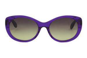 SOLD OUT!!! K226 Deep Violet Transparent FRONT with Purple Marble TEMPLES
