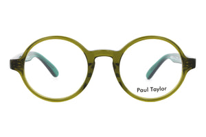 E75 Olive Green FRONT with Bottle Green TEMPLES