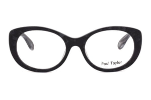 M66 Black Marble FRONT with Silver Marble TEMPLES