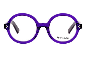 K226 Deep Violet Transparent FRONT with Purple Marble TEMPLES
