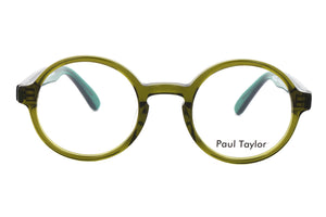E75 Olive Green FRONT with Bottle Green TEMPLES