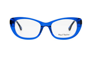 A203 Royal Blue FRONT with Dark Blue & Black Fleck Tortoiseshell TEMPLES