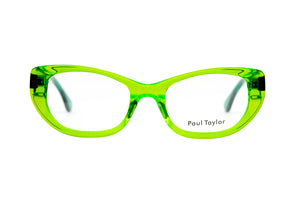J19 Transparent Lime FRONT with Bright Transparent Green TEMPLES