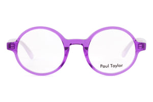 38M Transparent Vibrant Lilac Purple FRONT with Mauve TEMPLES
