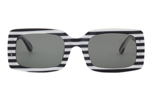 AAA1 Black & White Striped