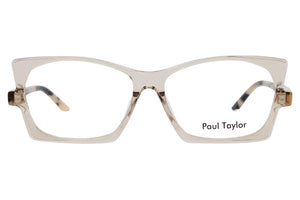 M58 Transparent Light Caramel FRONT with Dark & Light Tortoiseshell TEMPLES