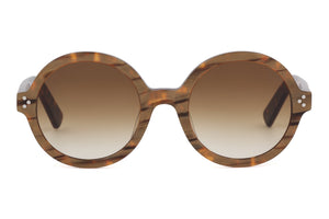 AK4 Golden Marble FRONT with Golden Marble & Tortoiseshell Underlay TEMPLES