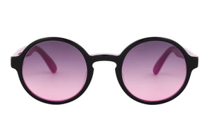J133 Black with Pink Underlay