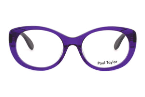 SOLD OUT!!! K226 Deep Violet Transparent FRONT with Purple Marble TEMPLES