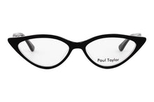 Load image into Gallery viewer, M002 Optical Glasses M60 Black with Crystal UNDERLAY - Paul Taylor Eyewear
